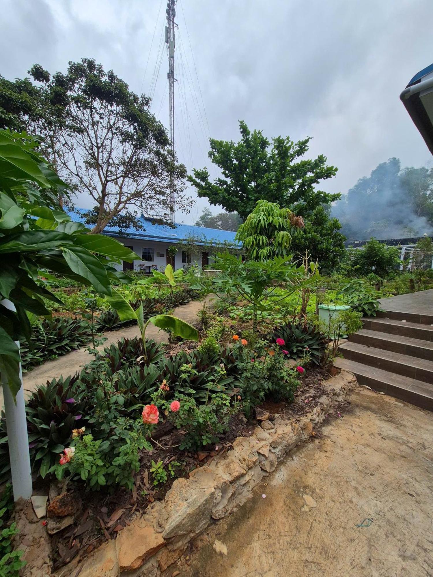Bungalow Hotel Chi Khu Co Ong Buitenkant foto